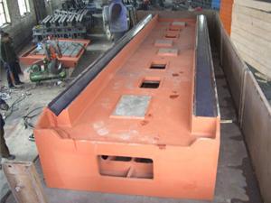 Lathe bed casting 
